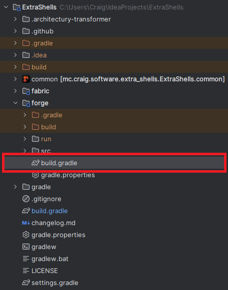 Forge Build Gradle